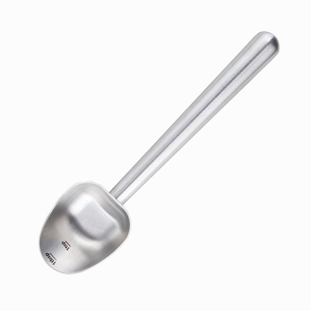 Matte Black Stainless Steel Coffee Measuring Scoop product photo