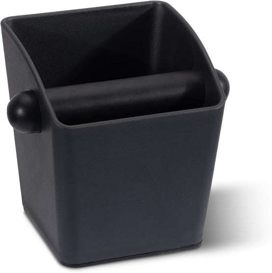 Matte Black Espresso Knock Box with Padded Bar product photo