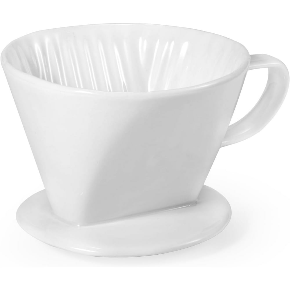 Speckled Stone Grey Ceramic Cone Pour-Over Dripper 02 Size (2-4 Cup) product photo