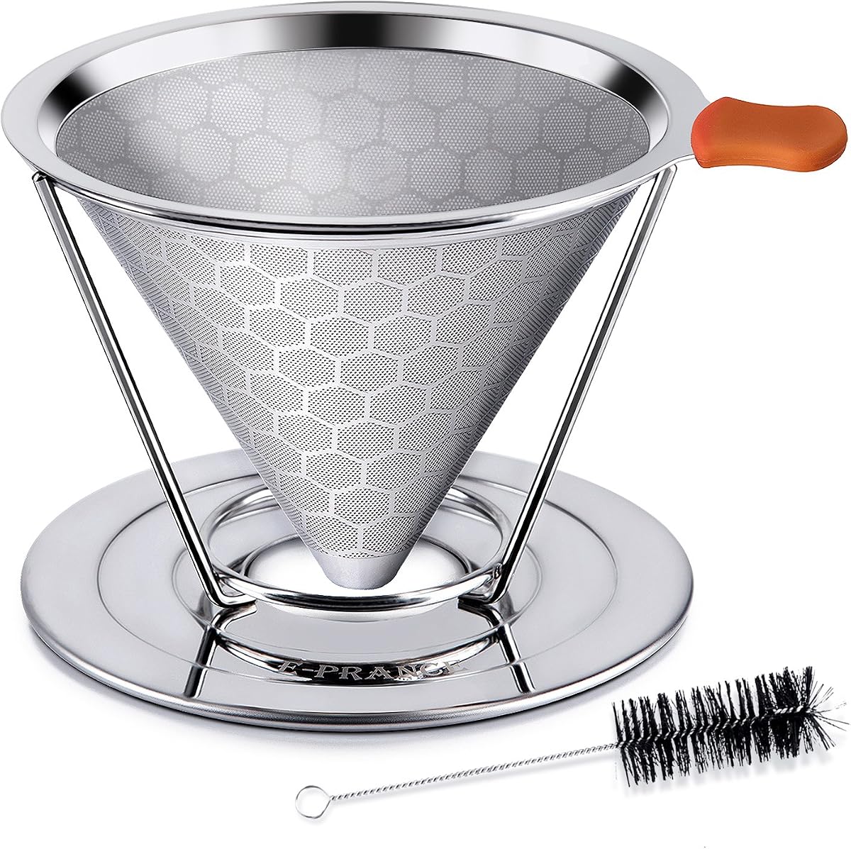 Stainless Steel Reusable Coffee Dripper product photo